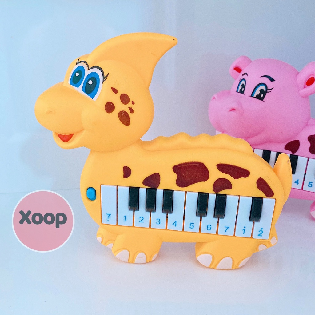 Đồ Chơi Đàn Piano Mini Họa Tiết Động Vật Hà Mã-Hươu Cho Bé (SP001677 ) Shop Yến Shop Kidss