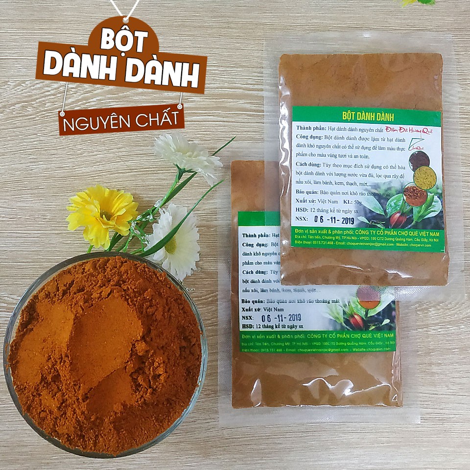 Combo 3 gói 100g Bột Dành Dành