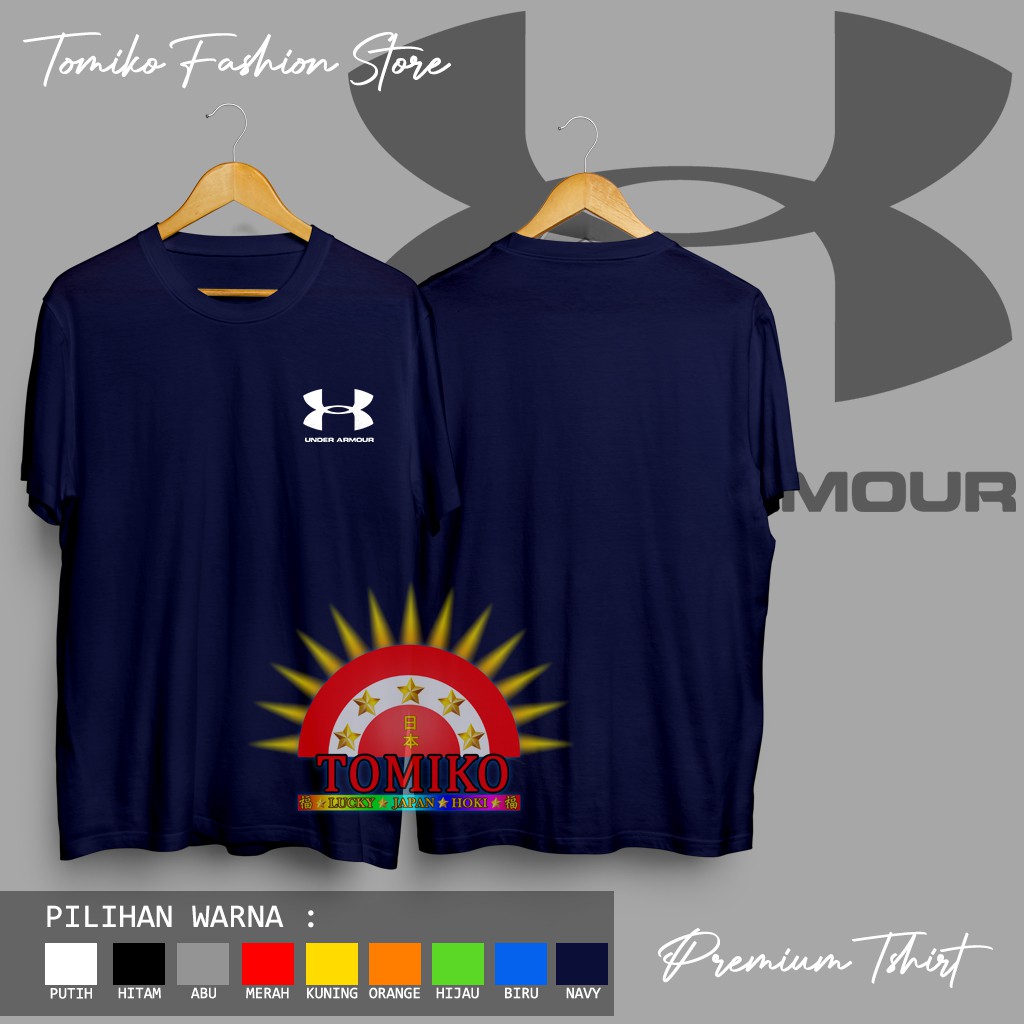 UNDER ARMOUR Áo Thun Cotton Ngắn Tay In Hình Under Armor 30s Cá Tính