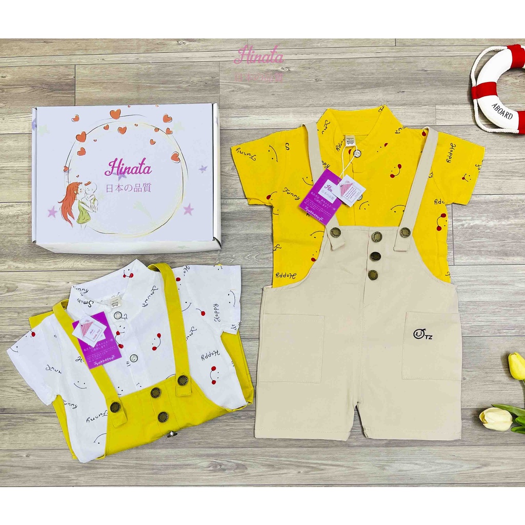 Set đồ bé trai HINATA - Đạt tiêu chuẩn Oeko-Tex Standard 100 BF55