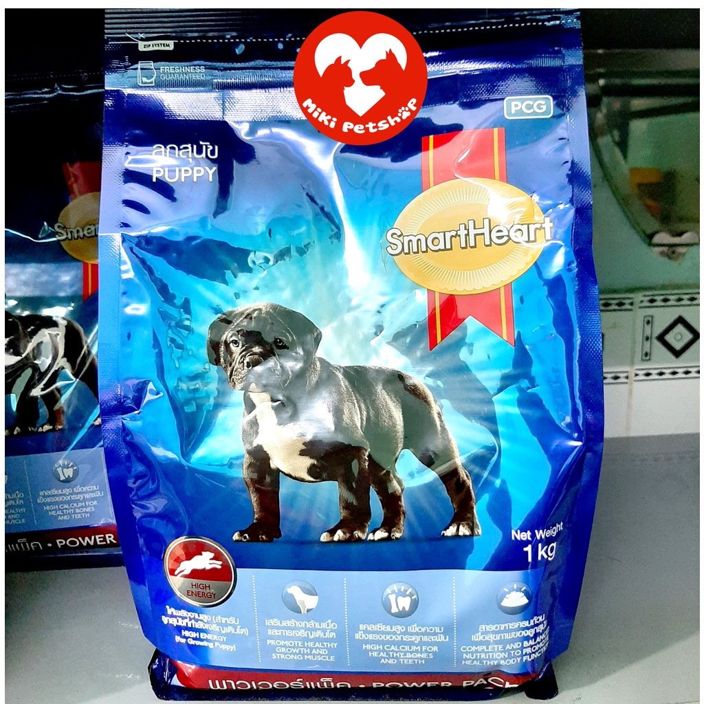 Thức Ăn Cho Chó Hạt Smartheart Power Pack Puppy Dành Cho Chó Con Túi 1Kg - Miki Petshop