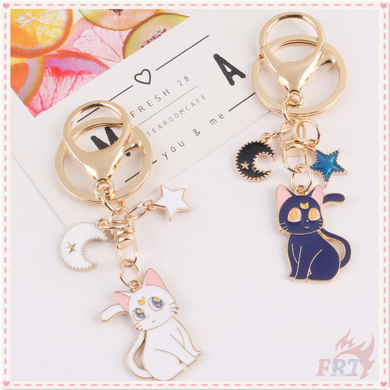 Móc khóa 03 hình thủy thủ mặt trăng Luna / Artemis xinh xắn hợp thời trang