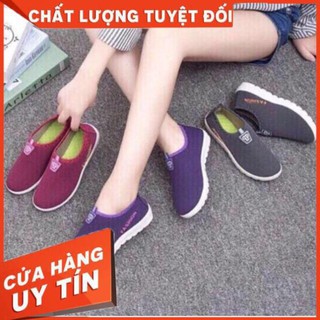 [Siêu Rẻ] Giày vải nữ siêu rẻ - giày chun nữ giá rẻ