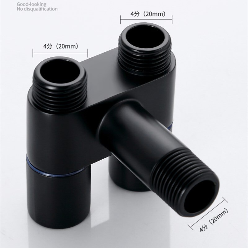 Vòi Nước G1/2 Mini Hình Tam Giác Màu Đen Đa Năng