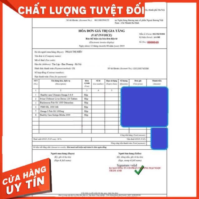 (FREESHIP+QUÀ+CHUẨN AIR) Omega 3 6 9 Healthy Care Ultimate Của Úc (200 Viên)