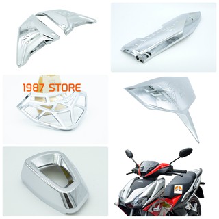 Combo 5 Món Ốp Nhựa Xi Inox/Carbon Dành Cho Honda Winner X VT297