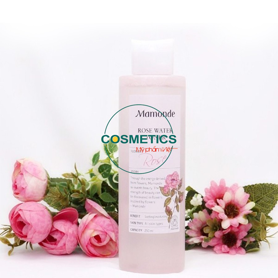 Nước hoa hồng cung cấp độ ẩm cho da mặt Mamonde Rose Water Toner 250ml | BigBuy360 - bigbuy360.vn