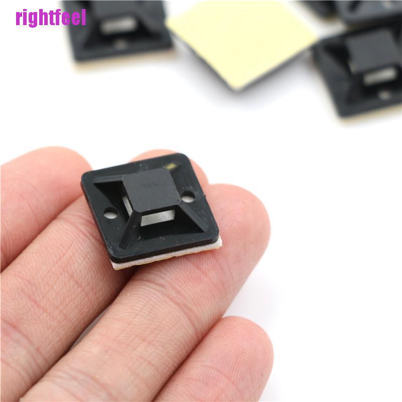 Bộ 100 Kẹp Giữ Dây Cáp Tự Dính 20x20 X