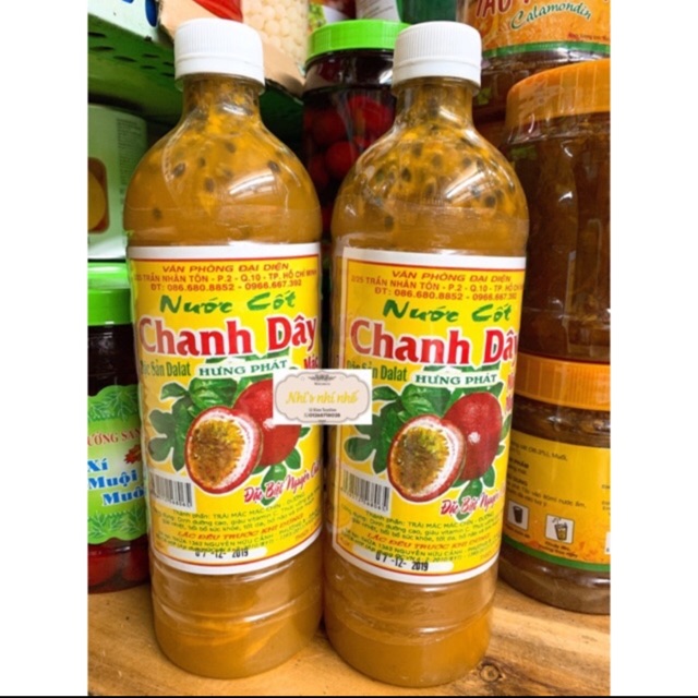 Nước cốt chanh dây có hột 1lit