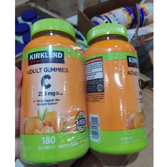 🍊KẸO DẺO BỔ SUNG VITAMIN C - ADULT GUMMIES C KIRKLAND 250mg🍊