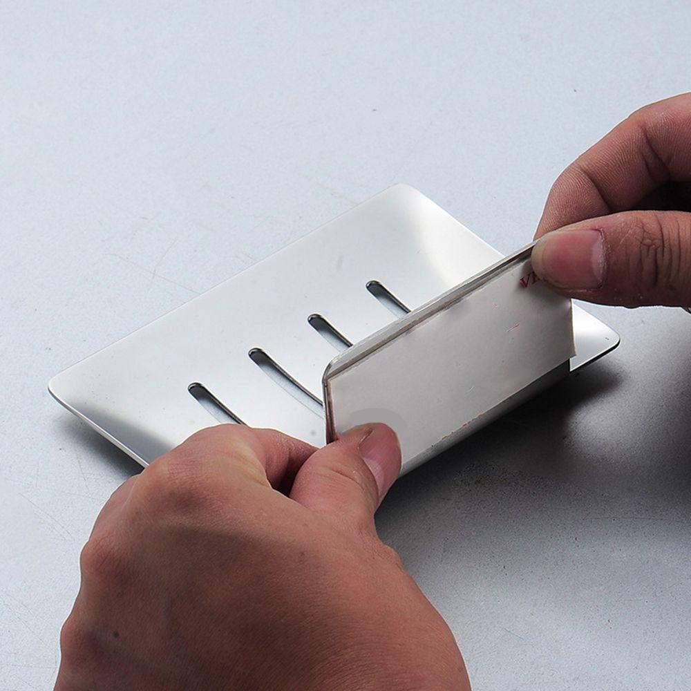 Khay Đựng Xà Phòng Tự Dính Chất Liệu Inox 304