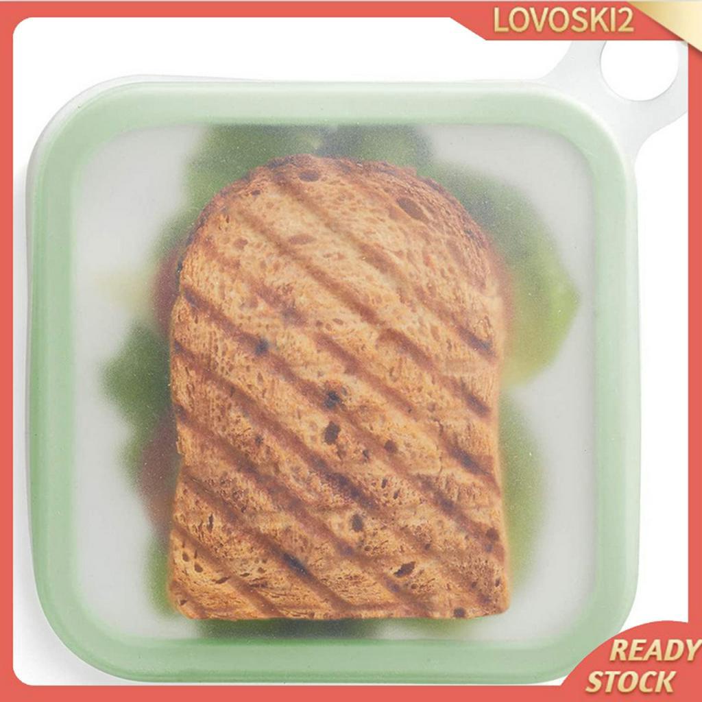 Sandwich Toast Snack Box Lunch Food Storage Box Reusable Leakproof