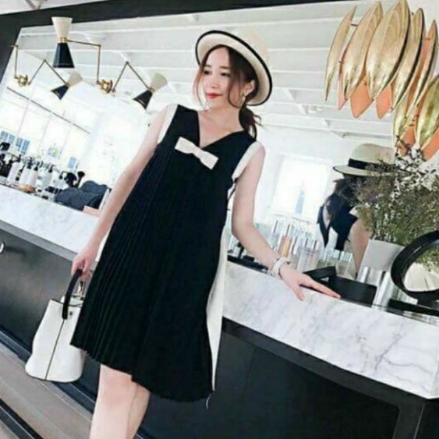 Đầm suông, Đầm bầu kiểu dập li