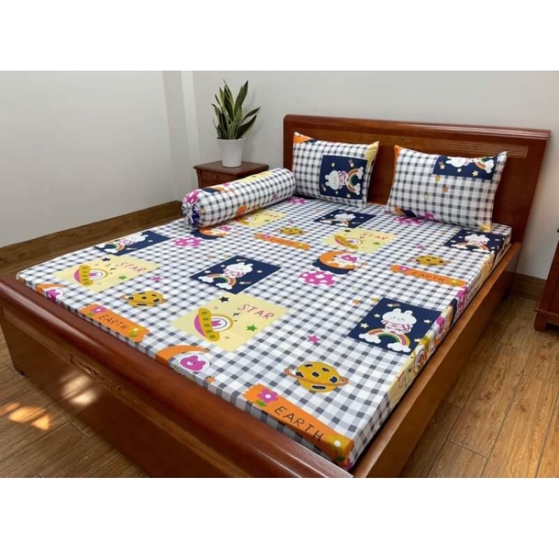 DRAP THUN HÀN QUỐC CAO CẤP 4 món SIZE 1m-1m8x2m ĐƯỢC CHỌN MẪU! IB SHOP