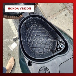 Lót Cốp Da Cách Nhiệt Xe Vision, Da 5 lớp, Bảo Hành 2 Năm