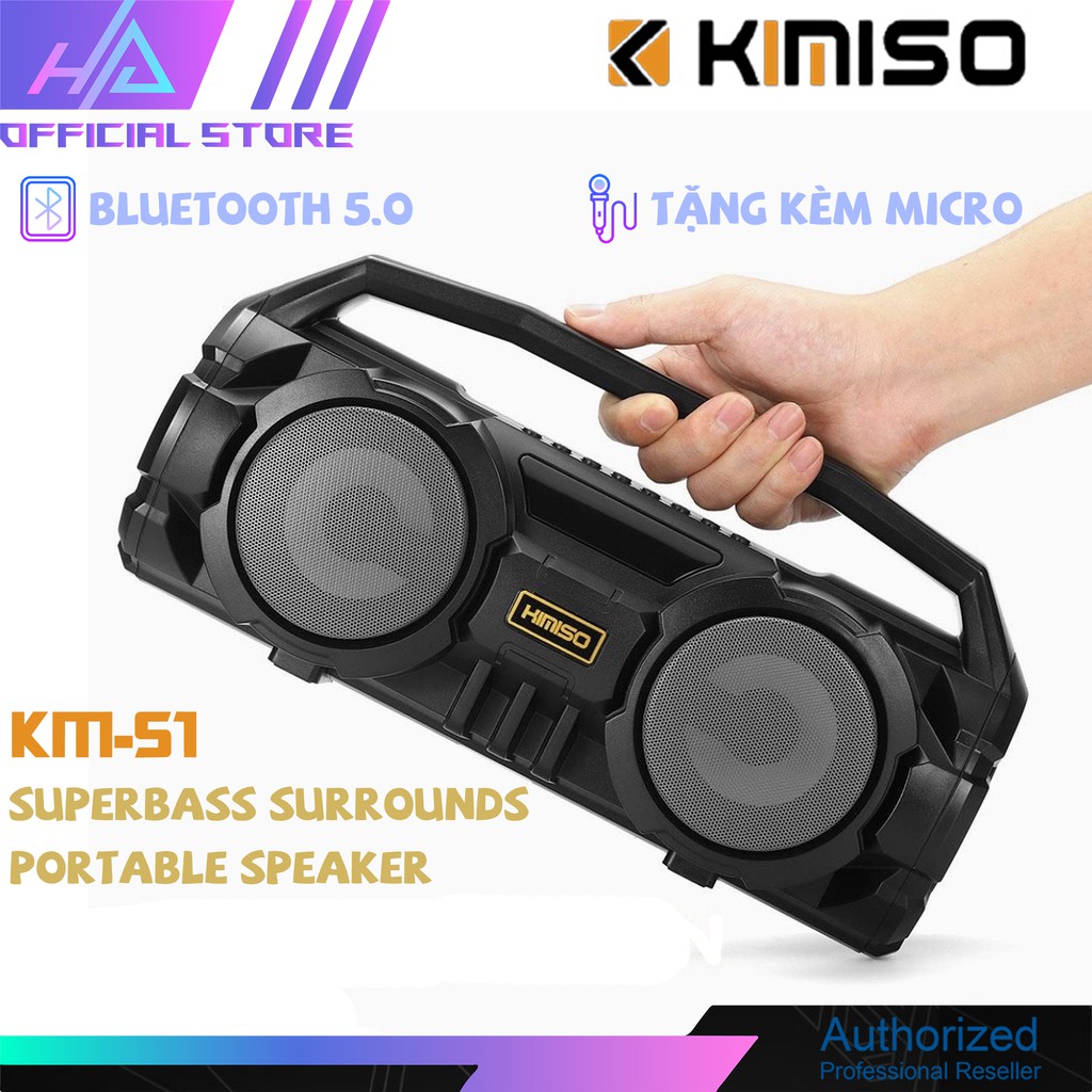 Loa Bluetooth Karaoke Xách Tay Kimiso KM-S1 / KM-S6 (CHÍNH HÃNG)