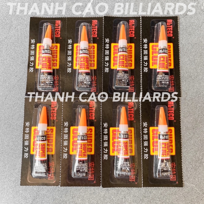 [CHÍNH HÃNG] KEO DÁN ĐẦU CƠ BI-A BIDA ALTECO SUPER GLUE