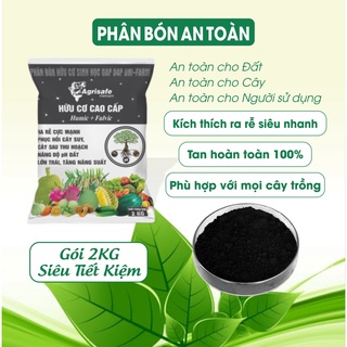 Gói 2KG tiết kiệm chi phí - Hữu Cơ Cao Cấp, Humic kết hợp Fulvic, kích ra RỄ siêu nhanh
