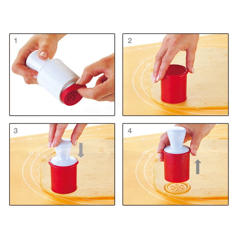 Set 6 Khuôn Đóng Dấu ANAEAT Tạo Hình Dễ Thương Trang Trí Làm Bánh Cookie