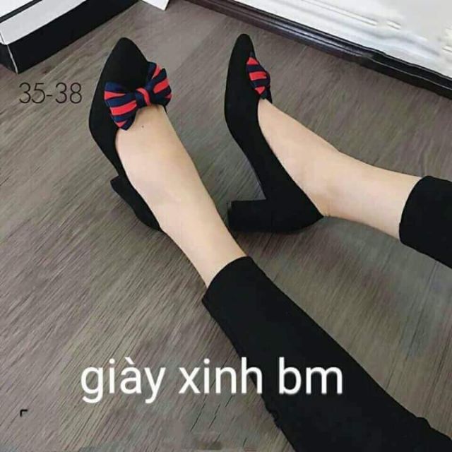 Giầy quảng châu nơ