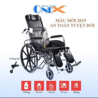 Xe lăn đa năng nhôm cao cấp