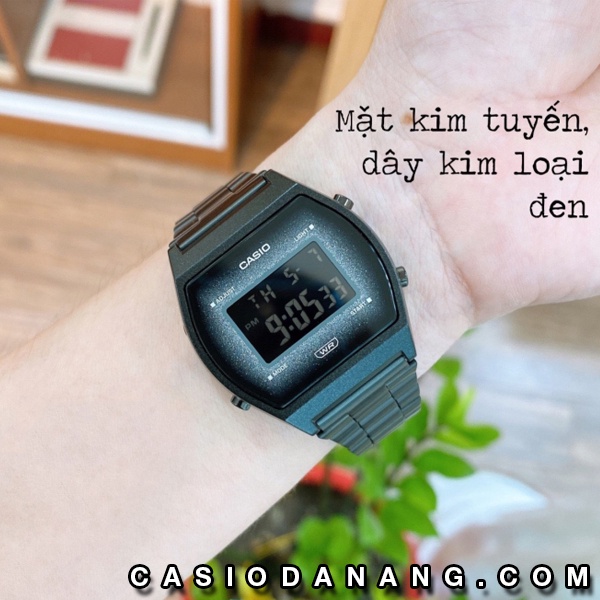 Đồng hồ nữ dây kim loại Casio chính hãng Anh Khuê B640WBG-1BDF (35mm)