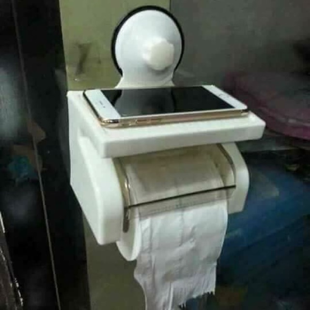 Kệ đựng giấy vệ sinh hút chân không