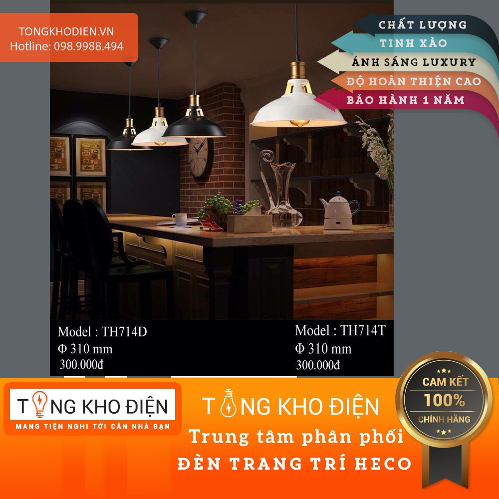 Đèn thả trần, quầy bar TH714