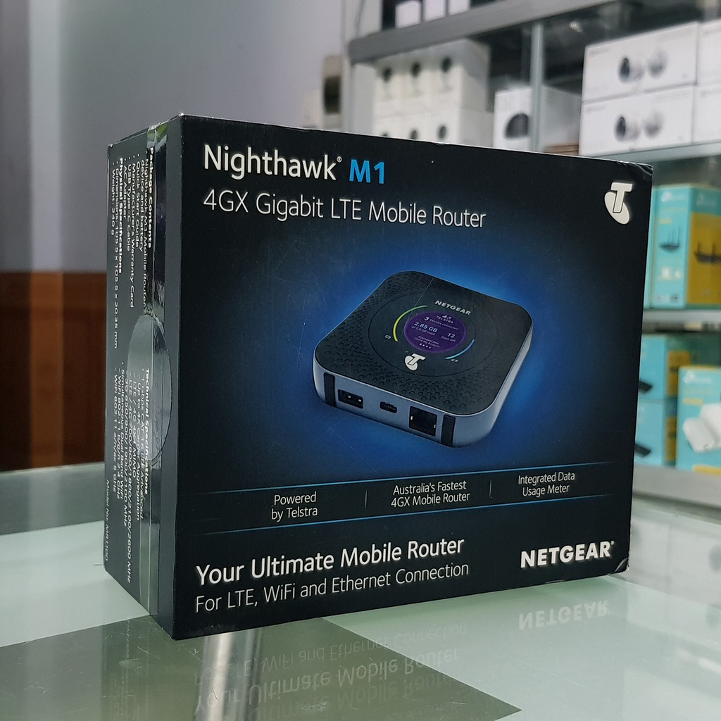 Bộ Phát Wifi 4G Cao Cấp Netgear M1  - Hàng Thương Hiệu Mỹ - Tốc độ 4G 1000Mbps -Pin 5040mAh - Hỗ Trợ 20 Máy