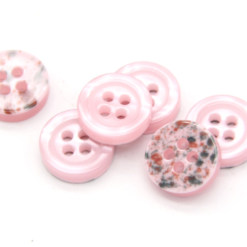 Set 30 Nút Áo Hình Vỏ Sò 9 / 10 / 11mm Màu Trắng / Đen / Hồng