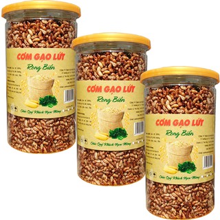 [COMBO 3] CƠM GẠO LỨT SẤY RONG BIỂN MỖI HŨ 250G HIỆU SK FOOD