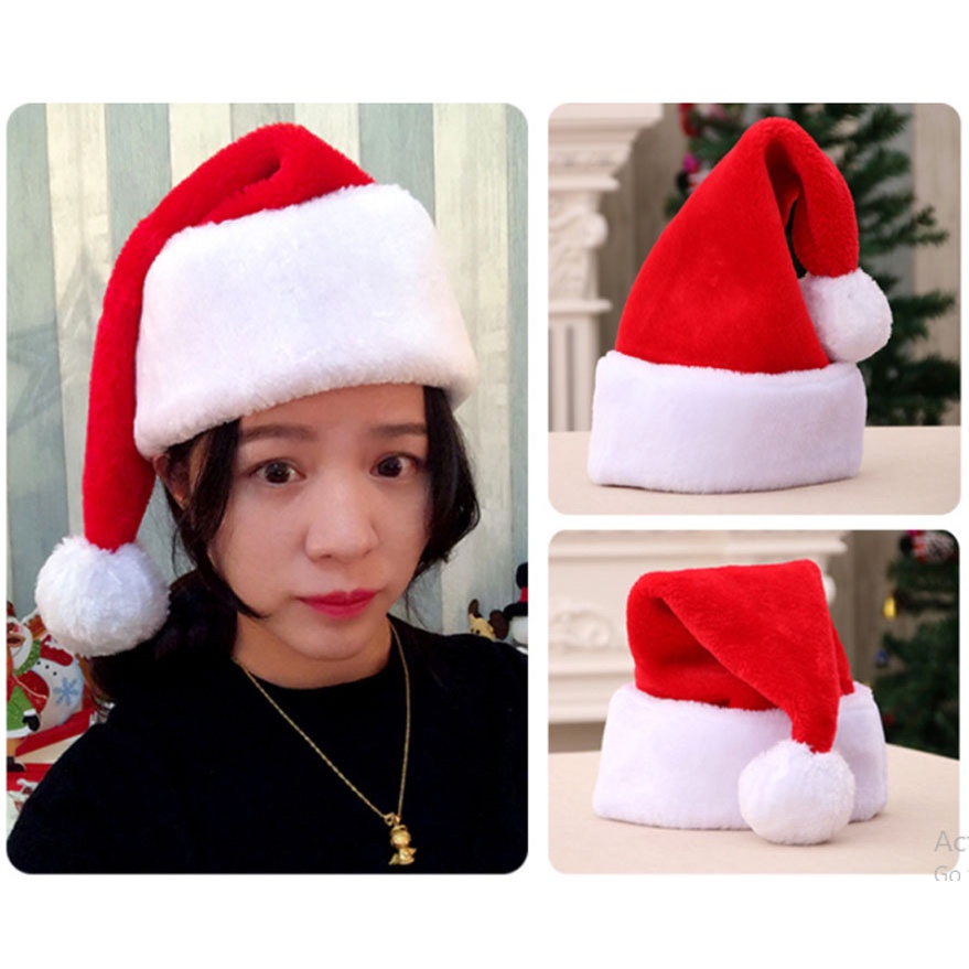 Mũ noel chất lông mịn siêu đẹp
