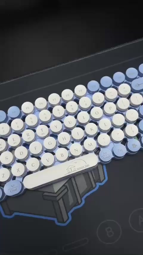 Bàn Phím Giả Cơ Bluetooth Không Dây OG80 Langtu Ban Phim Máy Tính Có Đèn Led LT09 | BigBuy360 - bigbuy360.vn