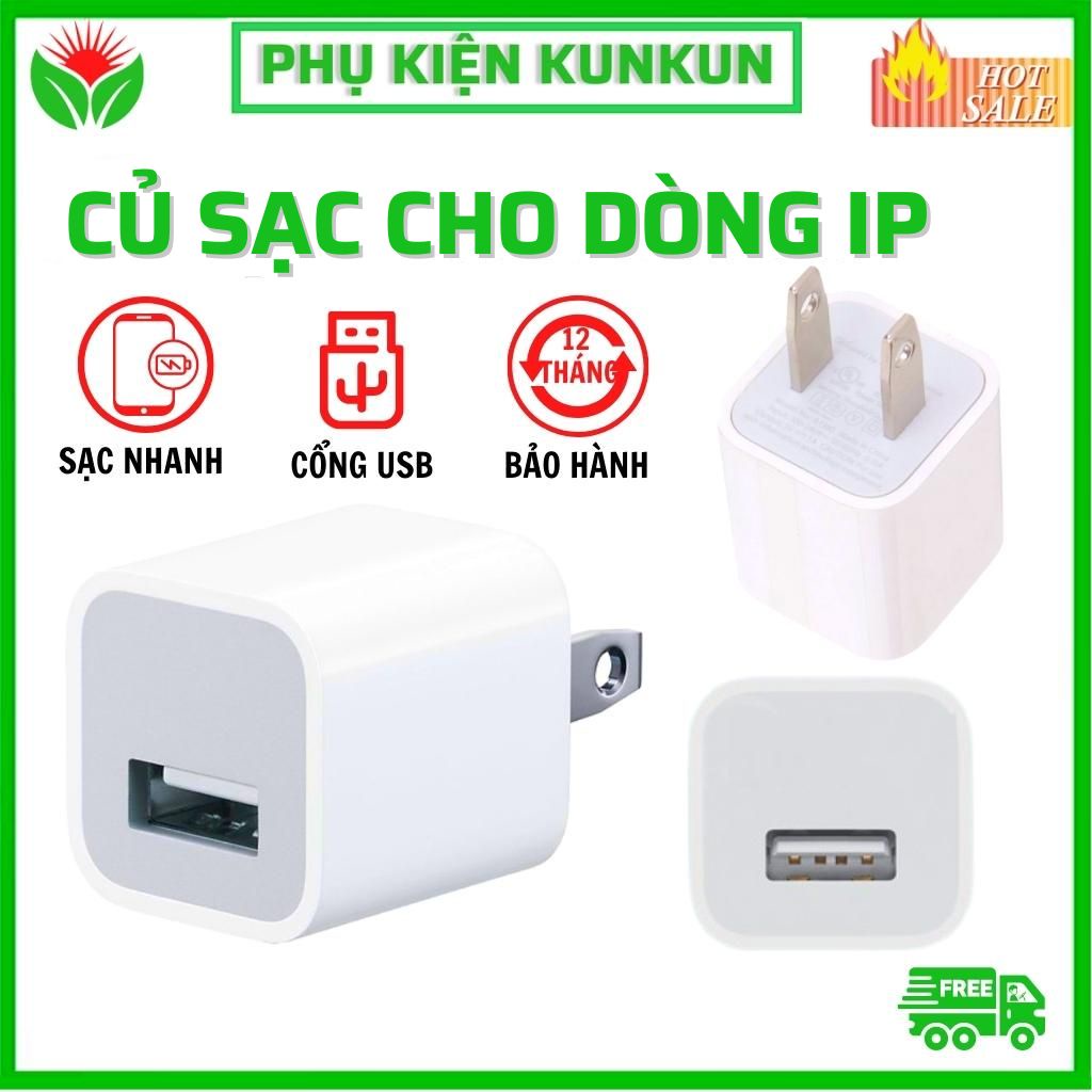 Củ Sạc iphon A21 - cốc sạc nhanh ip bền ổn định Dòng điện 2A dùng cho các dòng ip