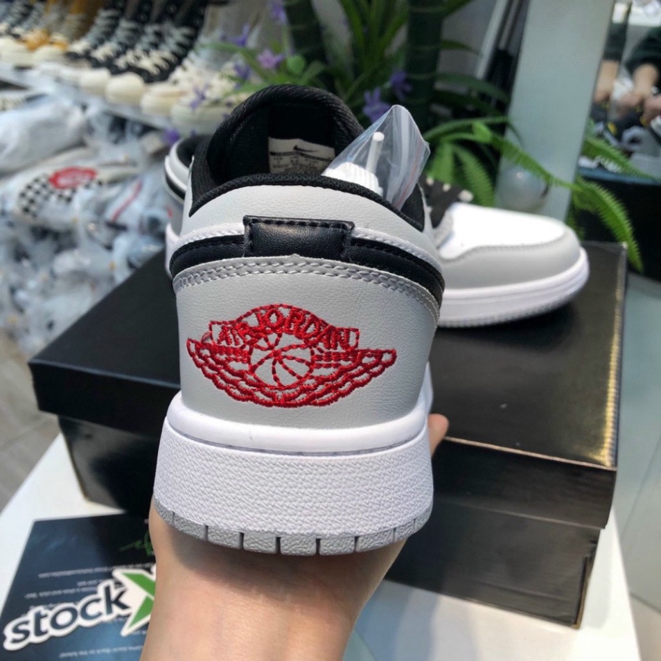 [Free Shipp] Giày JD Xám Cổ Thấp , Giày Jordan Xám Thấp Cổ Nam Nữ Full Box Bill G12 | BigBuy360 - bigbuy360.vn