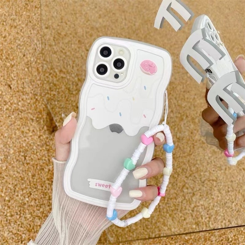 Ốp Điện Thoại TPU Mềm Gắn Dây Đeo Làm Vòng Đỡ Và Dây Treo Cho iphone 13 12 11 pro max Xs max XR 7plus/8plus se2020