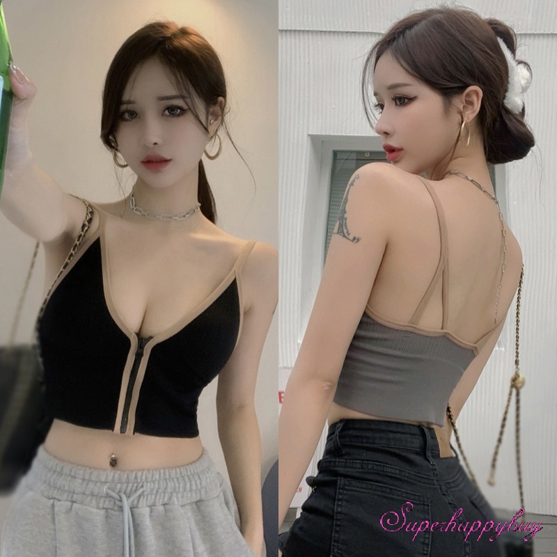 Áo Thể Thao Không Tay Cổ Chữ V Dáng Ôm Thời Trang Dành Cho Nữ