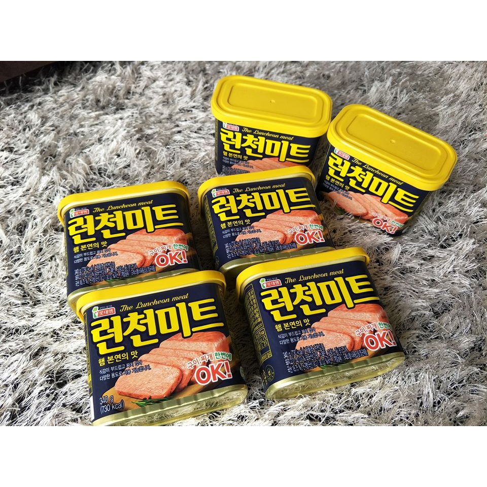 [NẮP VÀNG] Thịt Nguội Spam Hàn Quốc The Luncheon Meat 340G - Thịt Hộp Ham / Thịt Heo Nhập Khẩu Đóng Hộp / Đồ Hộp Ăn Liền | BigBuy360 - bigbuy360.vn