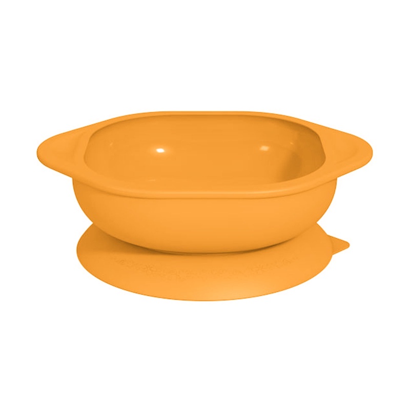 Bát Ăn Dặm Bằng Silicone Không BPA Màu Trơn Có Giác Hút Cho Bé Sơ Sinh