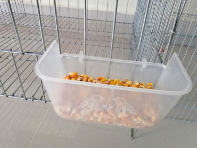 MÁNG ĂN CHỐNG VÃI ĐƠN TRONG CHO CHIM