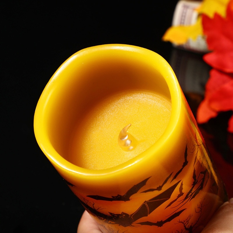 Đèn LED Hình Ngọn Nến Màu Vàng Kim Sử Dụng Pin Không Có Khung Làm Đạo Cụ Chụp Ảnh Cổ Điển Lâu Trôi