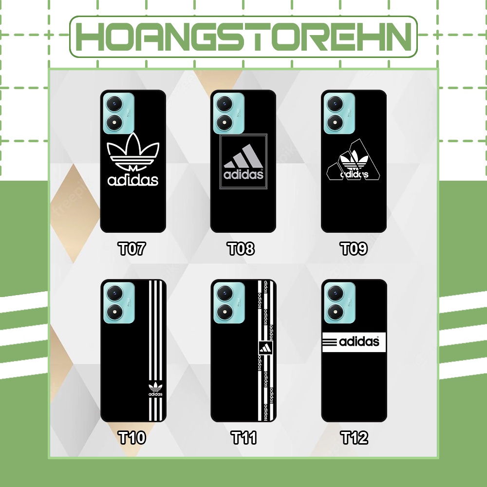 Ốp lưng Vivo Y02s in hình thương hiệu a.d.i.d.a.s siêu đẹp