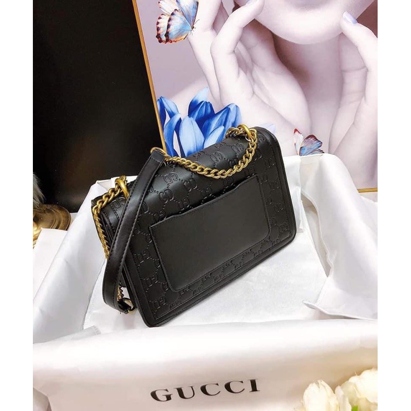 Túi xách Gucci đầu rồng dập vân 3D