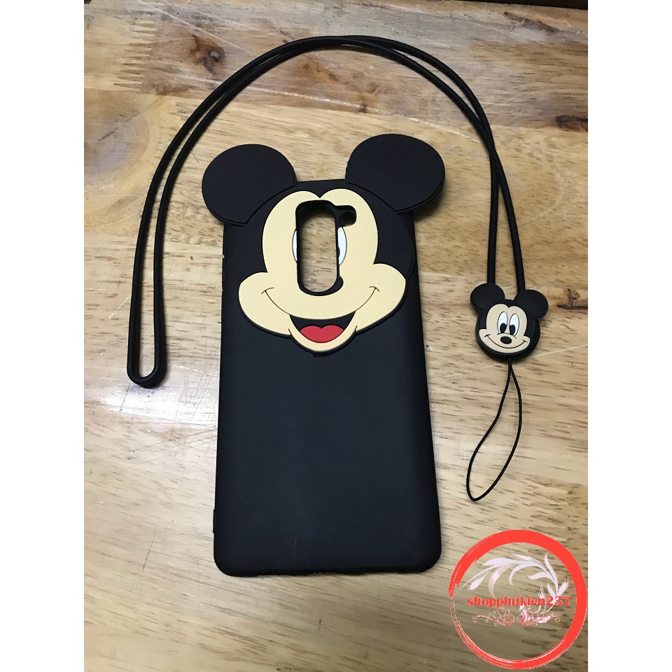 [Freeship toàn quốc từ 50k] HUAWEI GR5 2017 ỐP LƯNG DẺO CHỐNG SỐC MICKEY VÀ MINNIE KÈM DÂY ĐEO