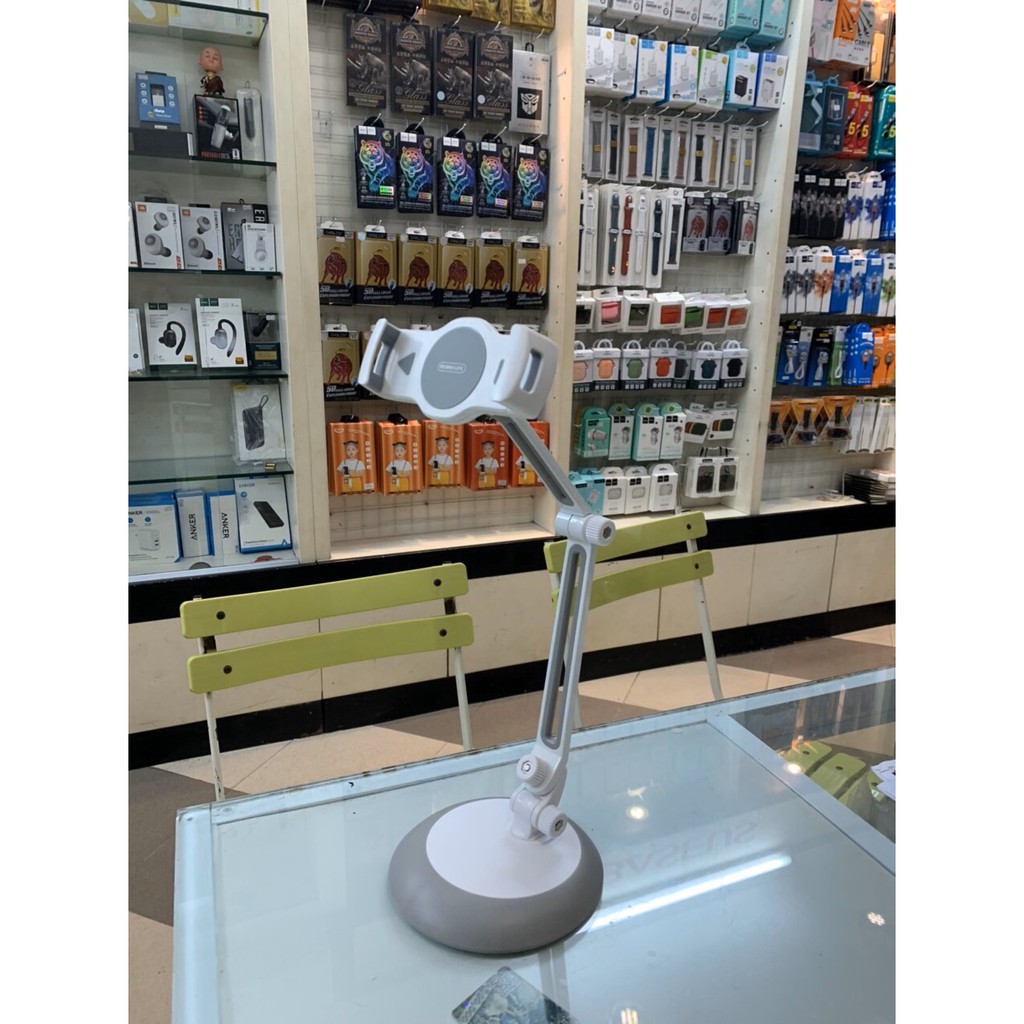 Kẹp giá đỡ để bàn điều chỉnh chiều cao REMAX Life RL-CH10 cho IPAD mini IPad Air máy tính bảng từ 7 inch đến 12.9 Inch