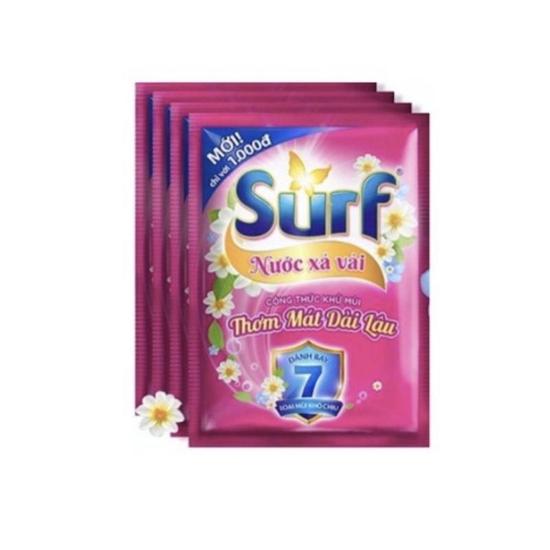 Nước xả vải SURF dây 10 gói x 27ml