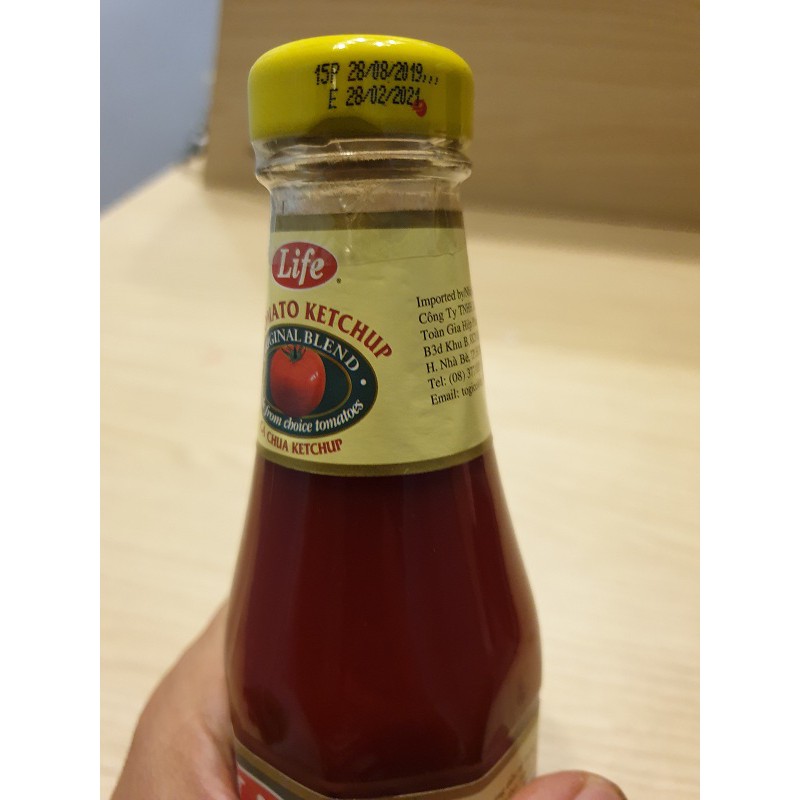 Tương cà chua Ketchup hiệu Life – chai 330g