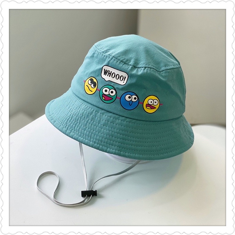 Mũ vành Nón BUCKET Hoạ Tiết Icon Đáng Yêu Cho Bé Trai Bé Gái