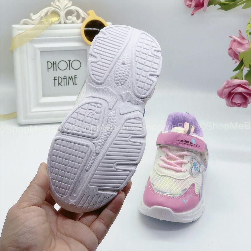 Giày thể thao công chúa có đèn đế xịn siêu nhẹ cho bé gái