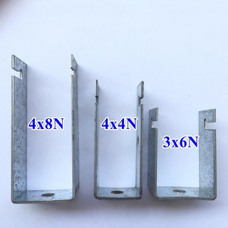 Pát U kẹp tấm pin lên xà gồ 3x6,4x8,4x4-khôngbulong-New